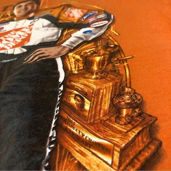 Vintage NASCAR Tony Stewart #20 Double Sided Orange Mens Large Chase Authentic - Picture 3 of 14